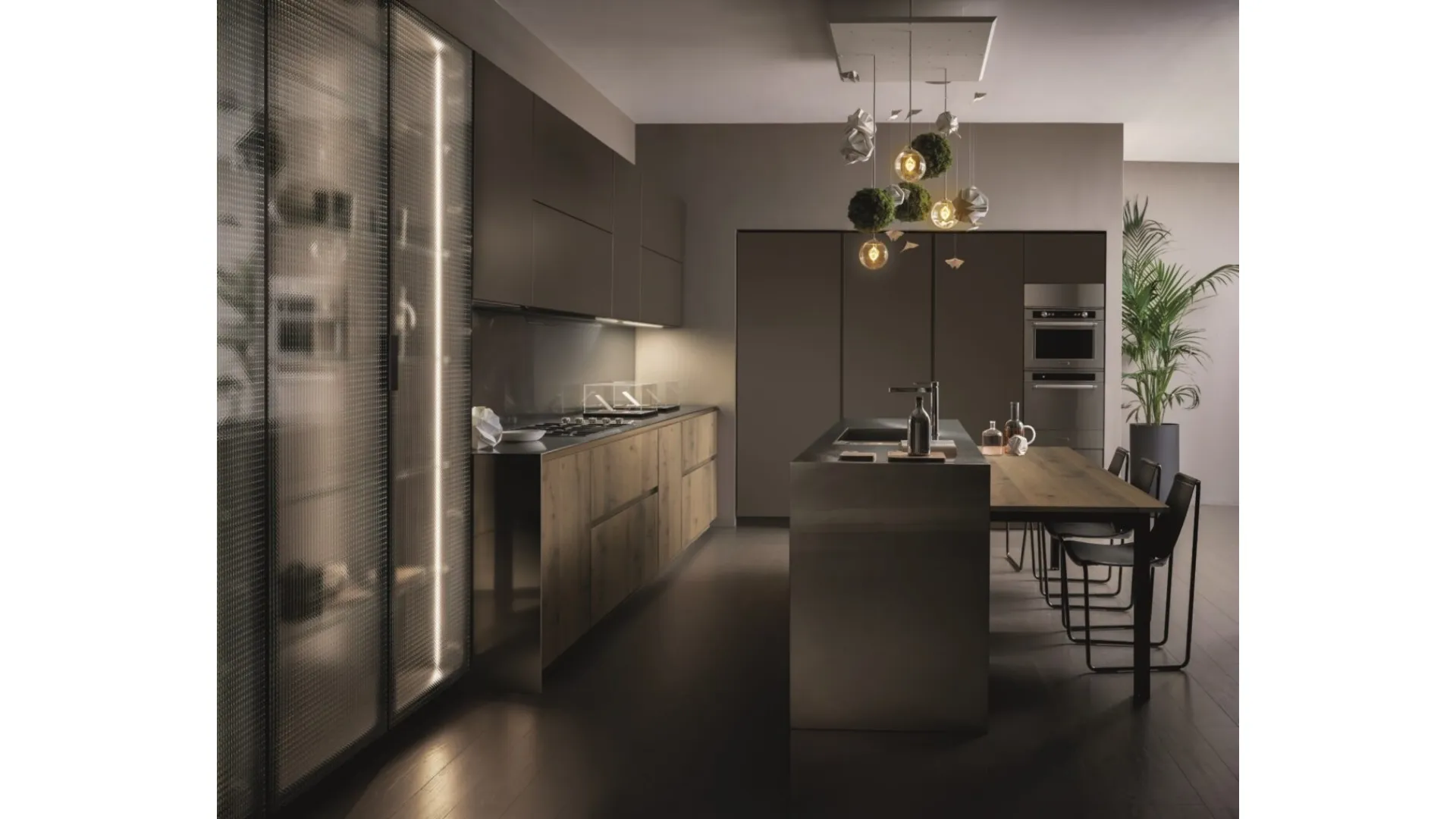 Cucina Design con isola Factory di Aster Cucine