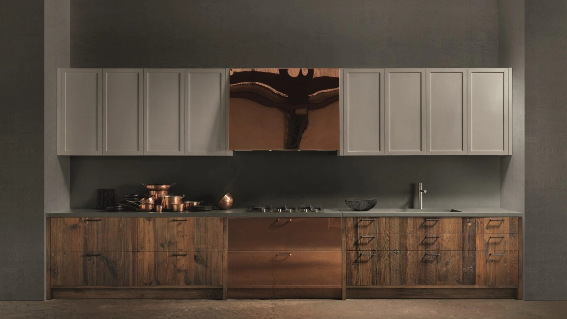 Cucina Design Factory lineare di Aster Cucine