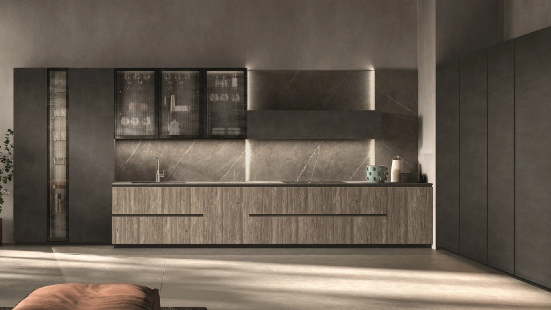 Cucina Design Factory lineare di Aster Cucine