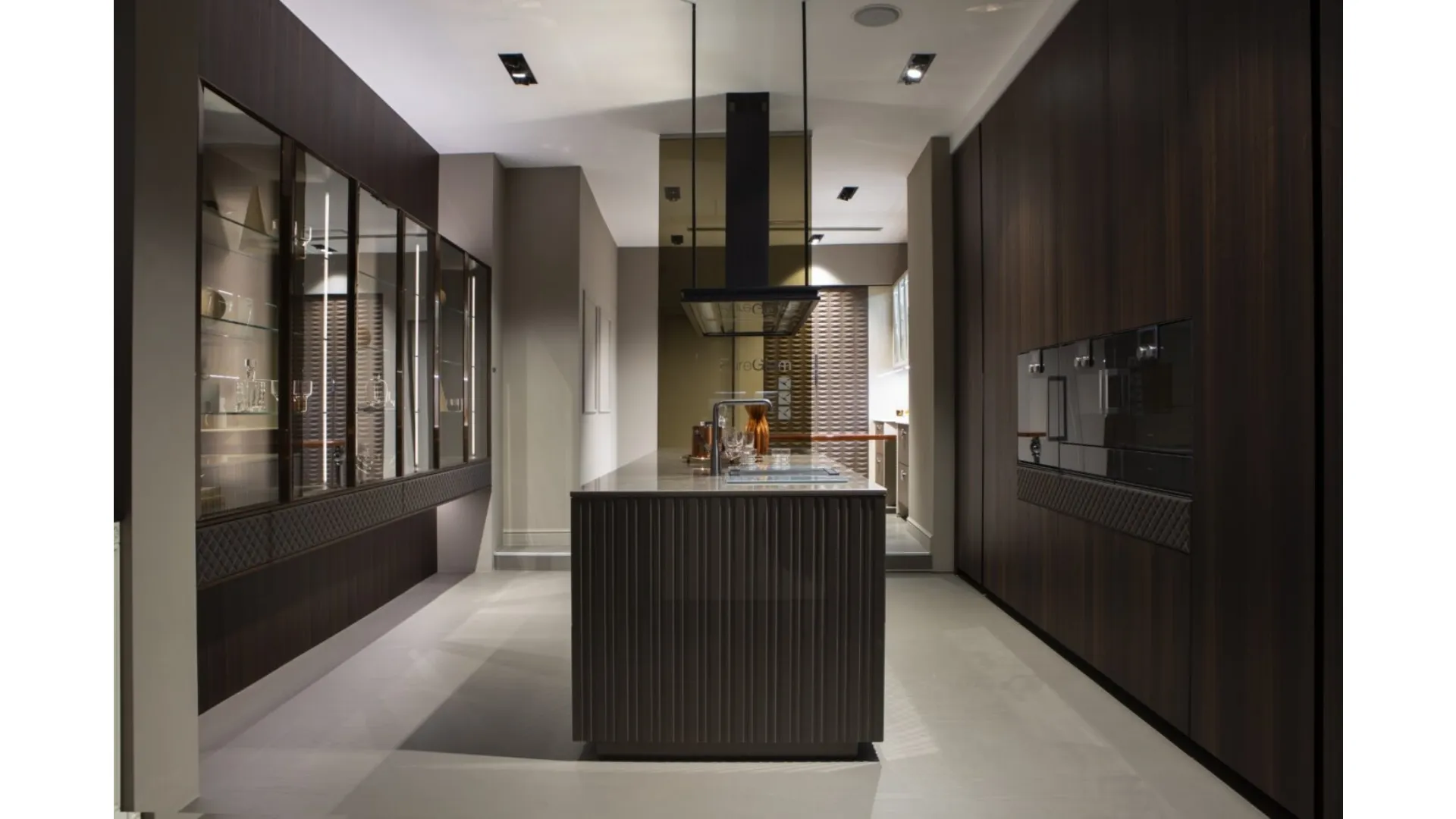 Cucina Design con isola Pure Glam di Aster Cucine