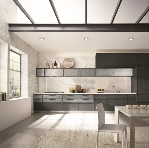 Cucina Design lineare Timeline di Aster Cucine