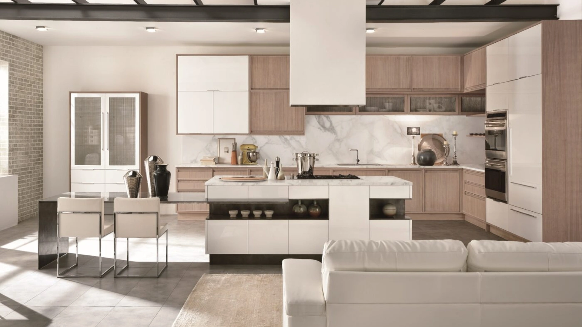 Cucina Design Timeline con isola di Aster Cucine