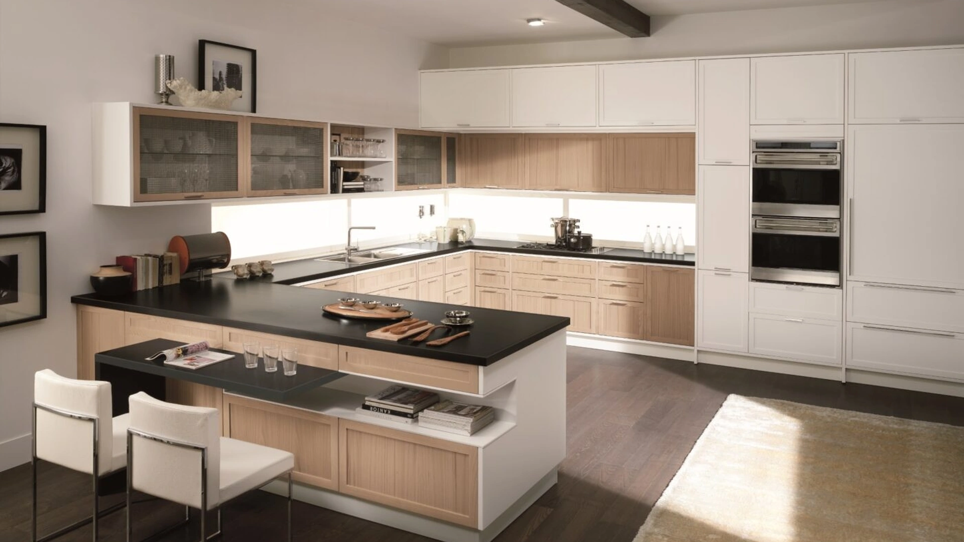 Cucina Design Timeline con penisola di Aster Cucine