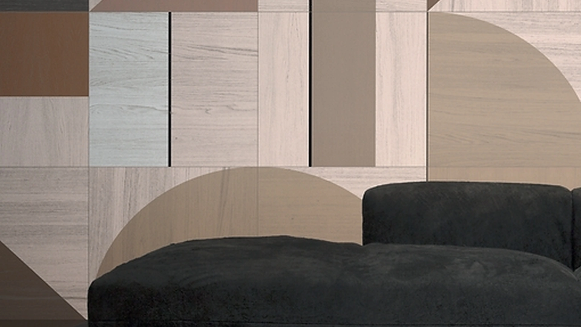 Parquet Grafiche 1960 in impiallacciatura rovere su supporto in multistrato di Giacobazzi