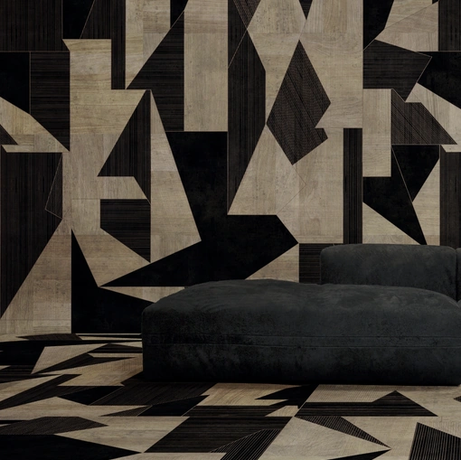 Parquet Grafiche Natalia in impiallacciatura rovere su supporto in multistrato di Giacobazzi