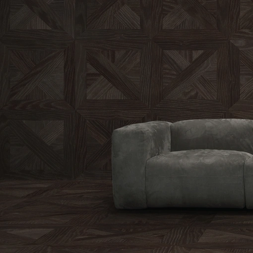 Parquet Mattonelle Araldica in essenza di rovere europeo di Giacobazzi