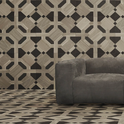 Parquet Mattonelle Cattedrale in essenza di rovere europeo di Giacobazzi