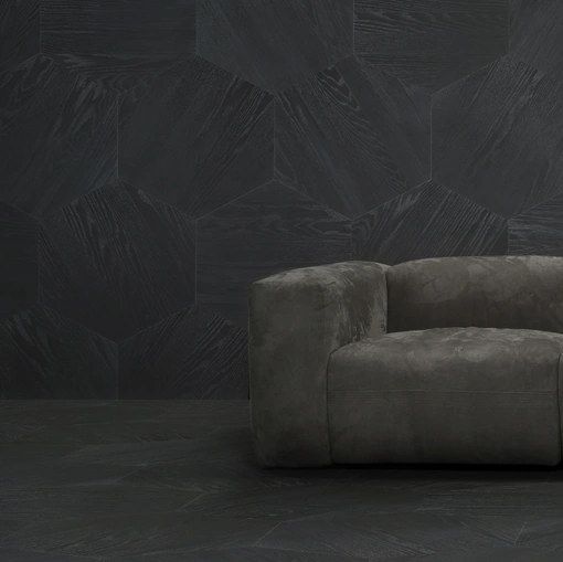 Parquet Mattonelle Esagono in essenza di rovere europeo di Giacobazzi