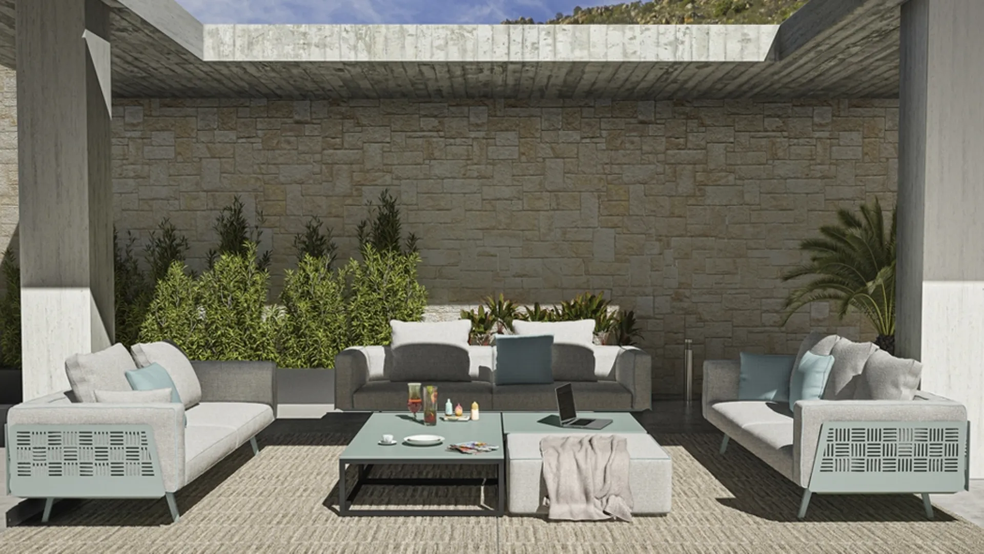 Arredo da esterno Skip Outdoor di Barzaghi Salotti