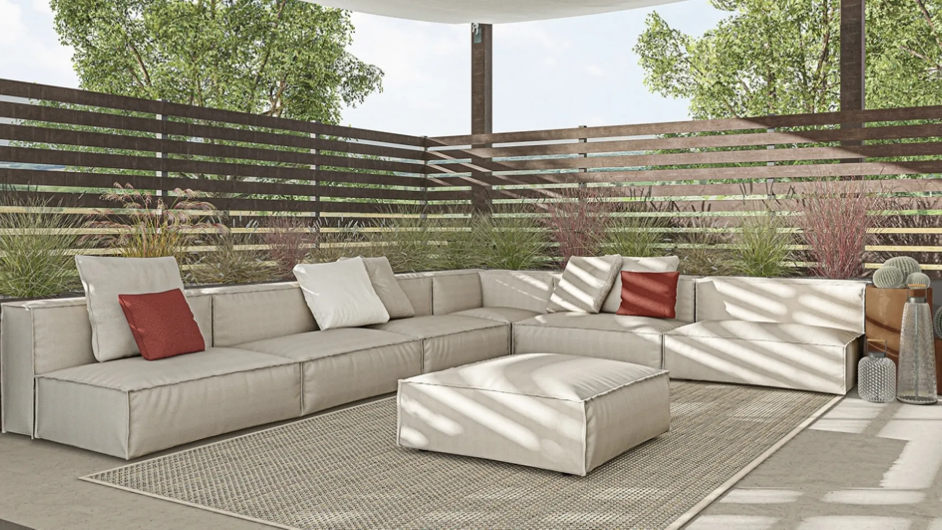 Arredo da esterno Young outdoor di Barzaghi Salotti